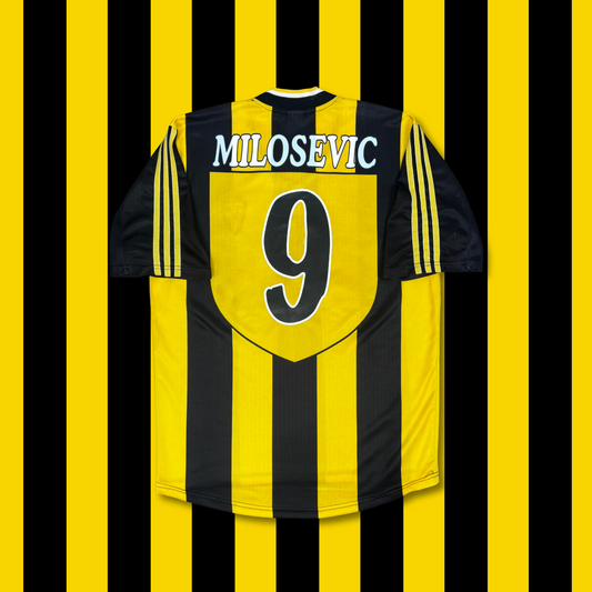 1998/99 Real Zaragoza Home Shirt - Milosevic - M