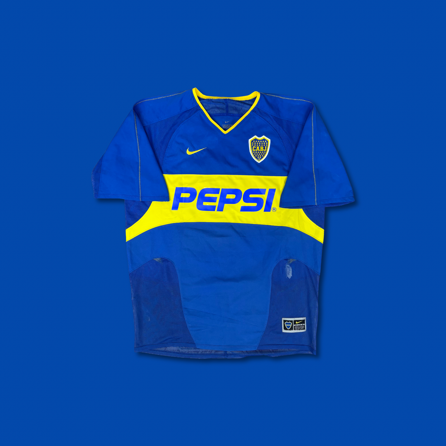 2003/04 Boca Juniors Home Shirt - Tevez - M