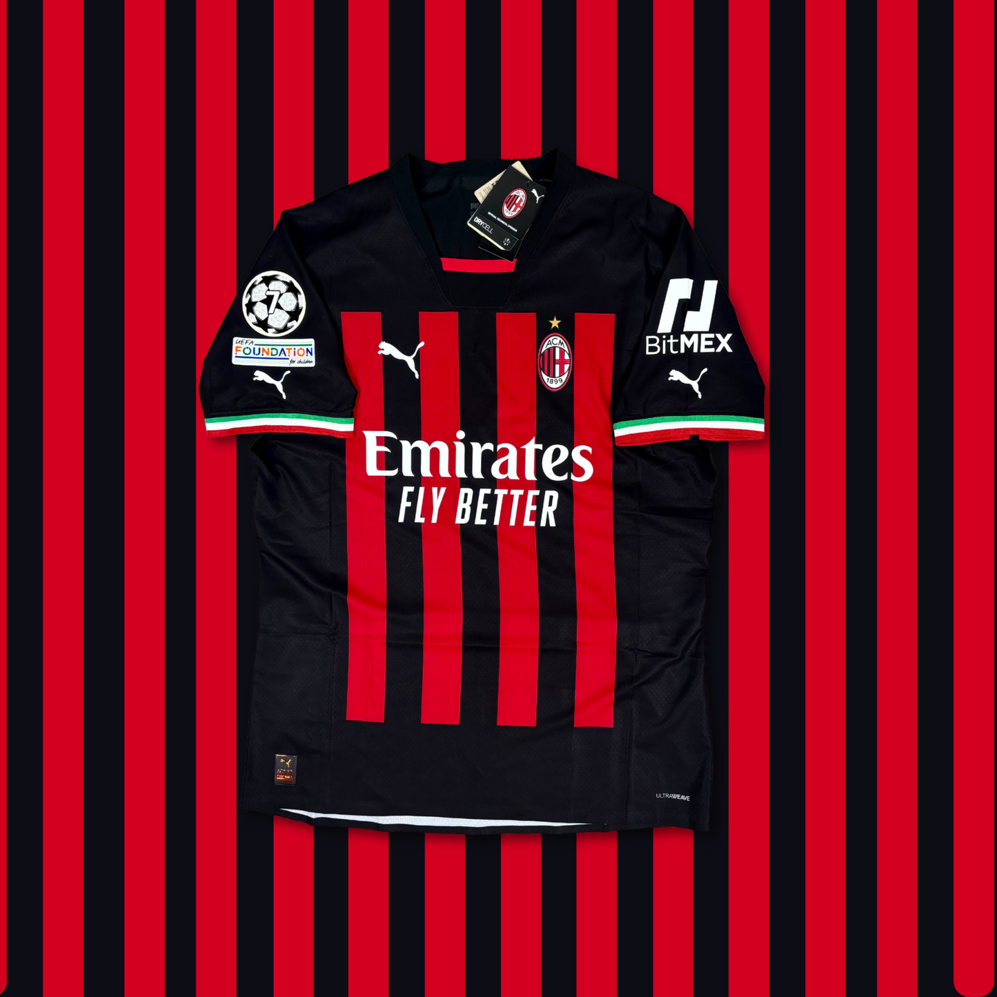 2022/23 AC Milan Home Shirt - Player Issue - Giroud- XXL - New with Tag