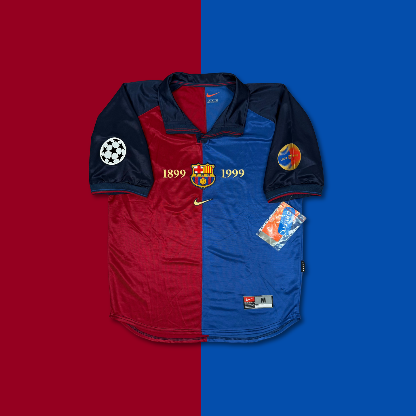 1999/00 Barcelona Centenary Home Shirt - Guardiola - M