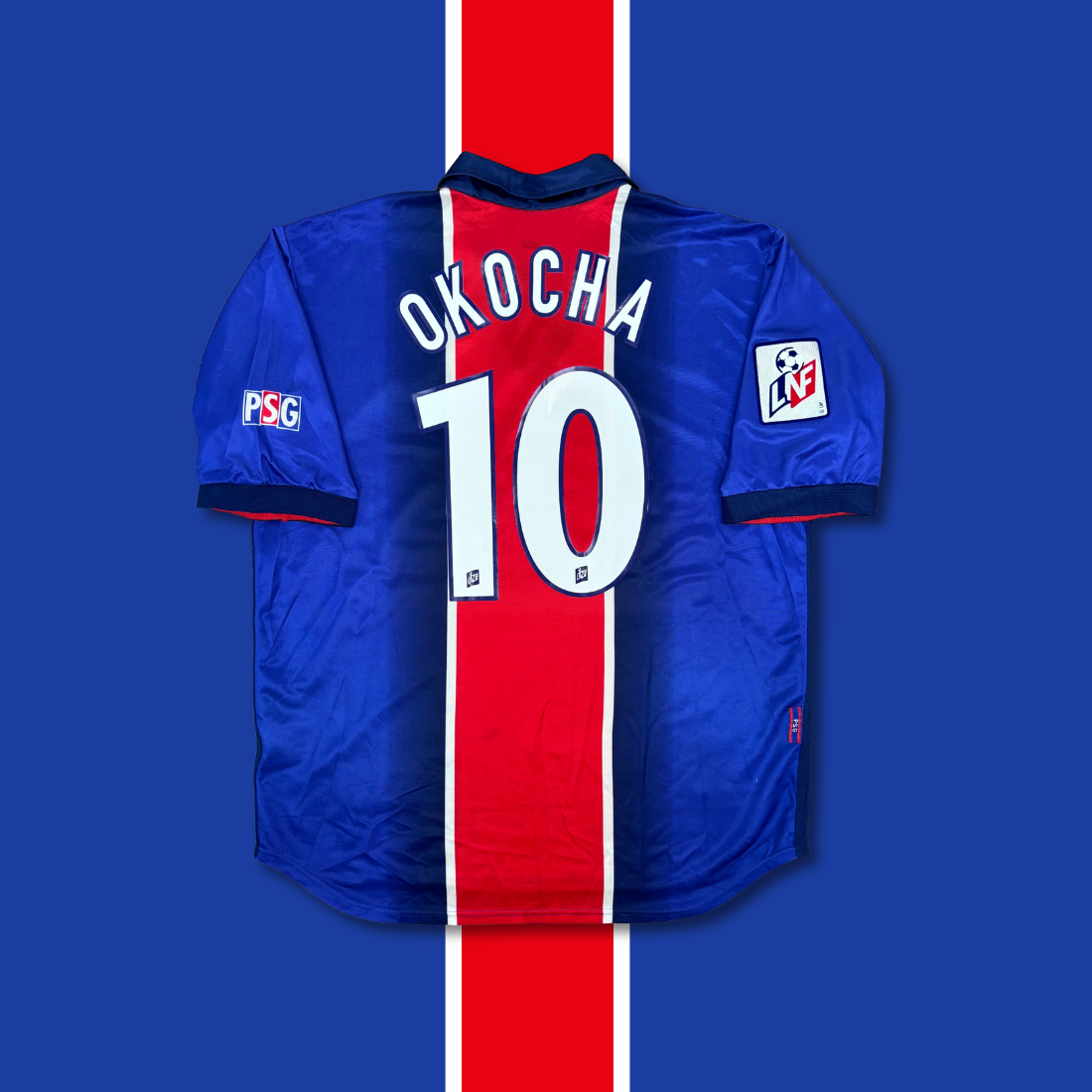 1998/99 Paris Saint Germain Home Shirt - Okocha - L