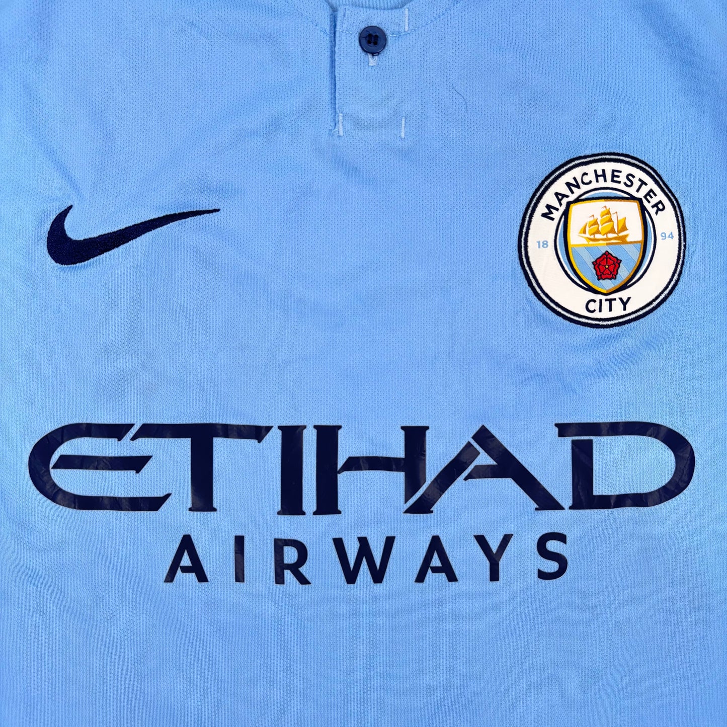 2018/19 Manchester City Home Shirt - Sane - M