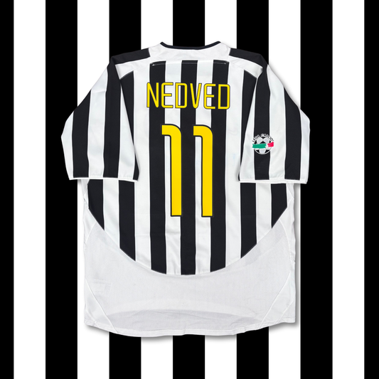 2003/04 Juventus FC Home Shirt - Nedved - L