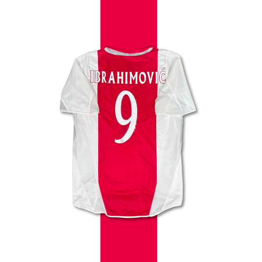 2002/03 Ajax Amsterdam Home Shirt - Plyer Issue - Ibrahimovic - M
