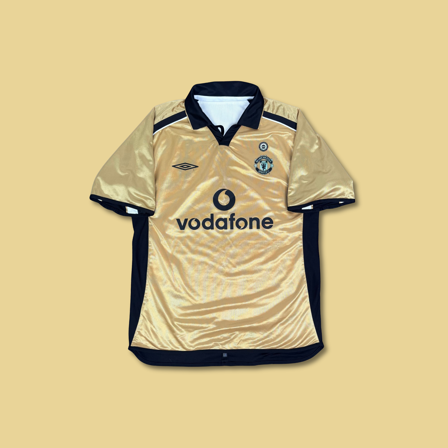 2001/02 Manchester United Centenary Shirt - Veron - L