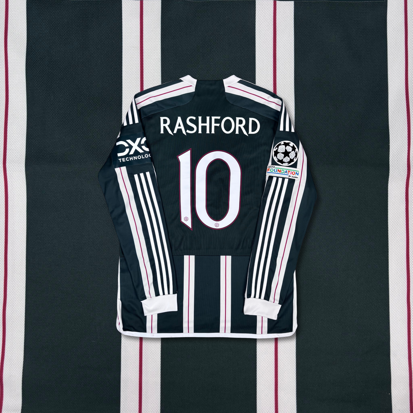 2023/24 Manchester United Away Longsleeve Shirt - Rashford - L - New with Tag