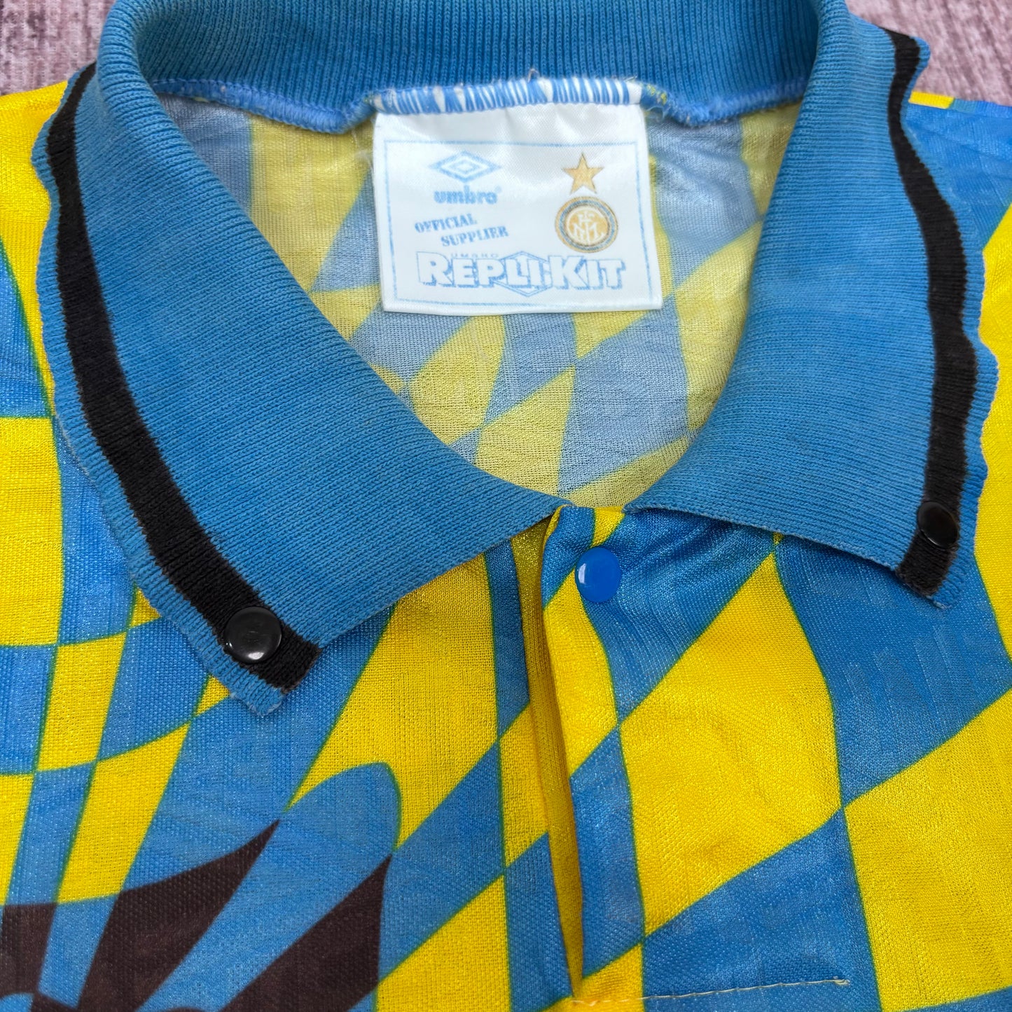 1993/94 Inter Milan Third Shirt - Bergkamp - L