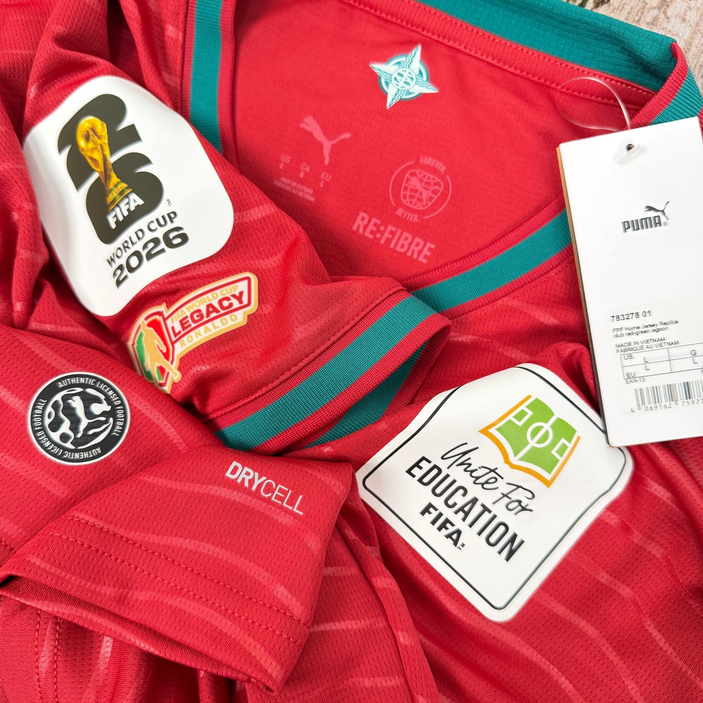 2026/27 Portugal Home Shirt - Cristiano Ronaldo - New with Tag - L