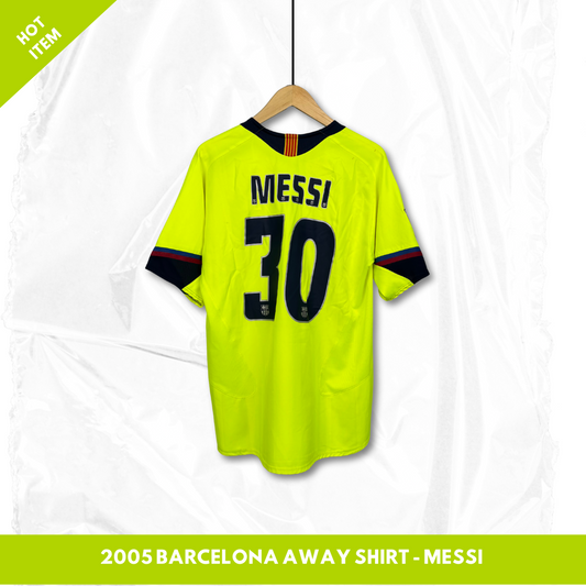 2005/06 Barcelona Away Shirt - Messi