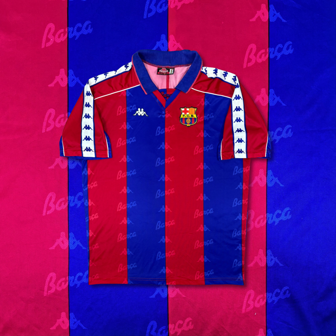 1993/94 Barcelona Home Shirt - Romario - L