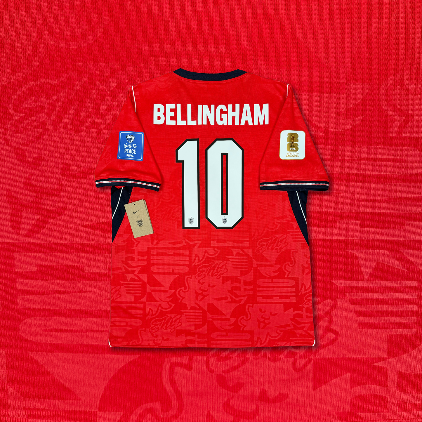 2026/27 England Away Shirt - Bellingham - New with Tag - L