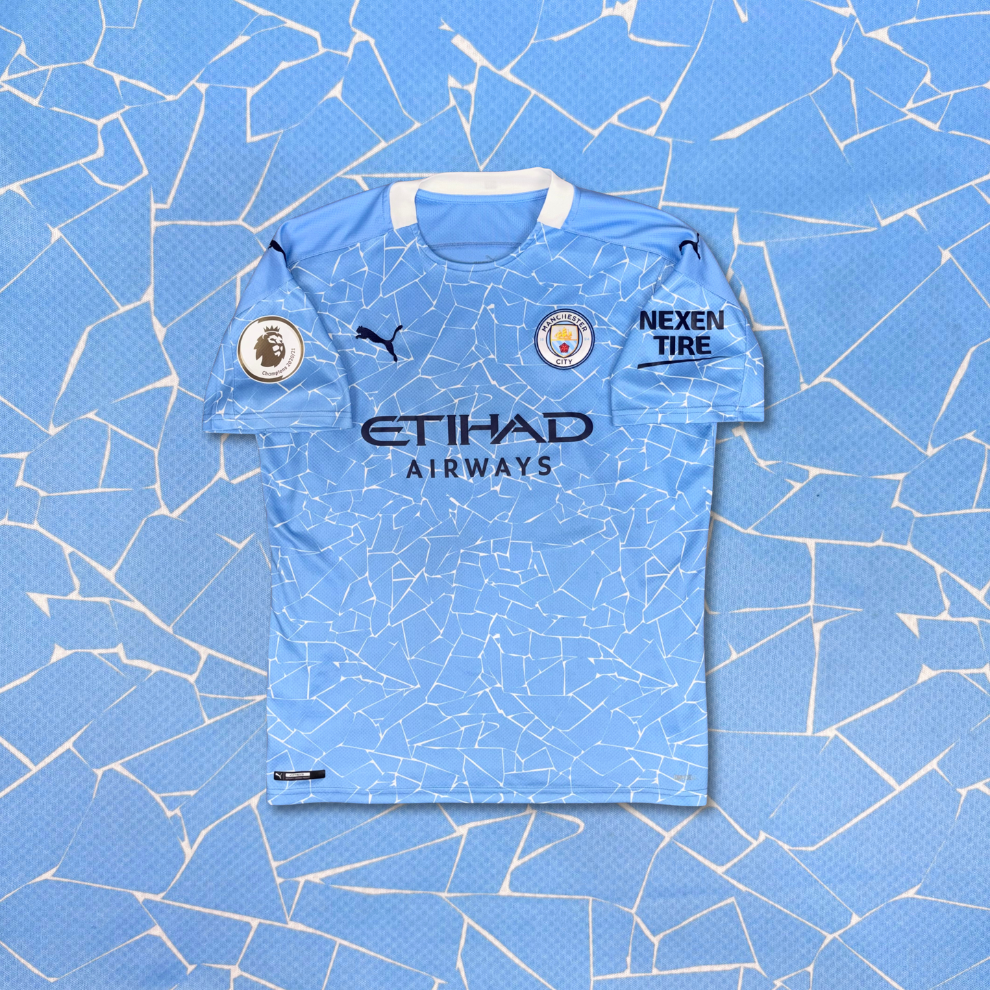 2020/21 Manchester City Home Shirt - Ruben Dias - M