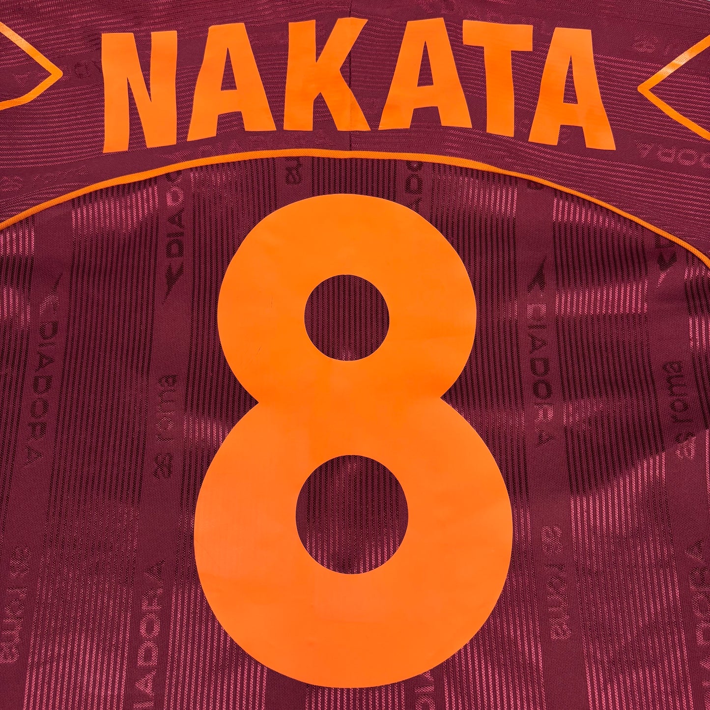 1999/00 AS Roma Home Longsleeve Shirt - Nakata - L