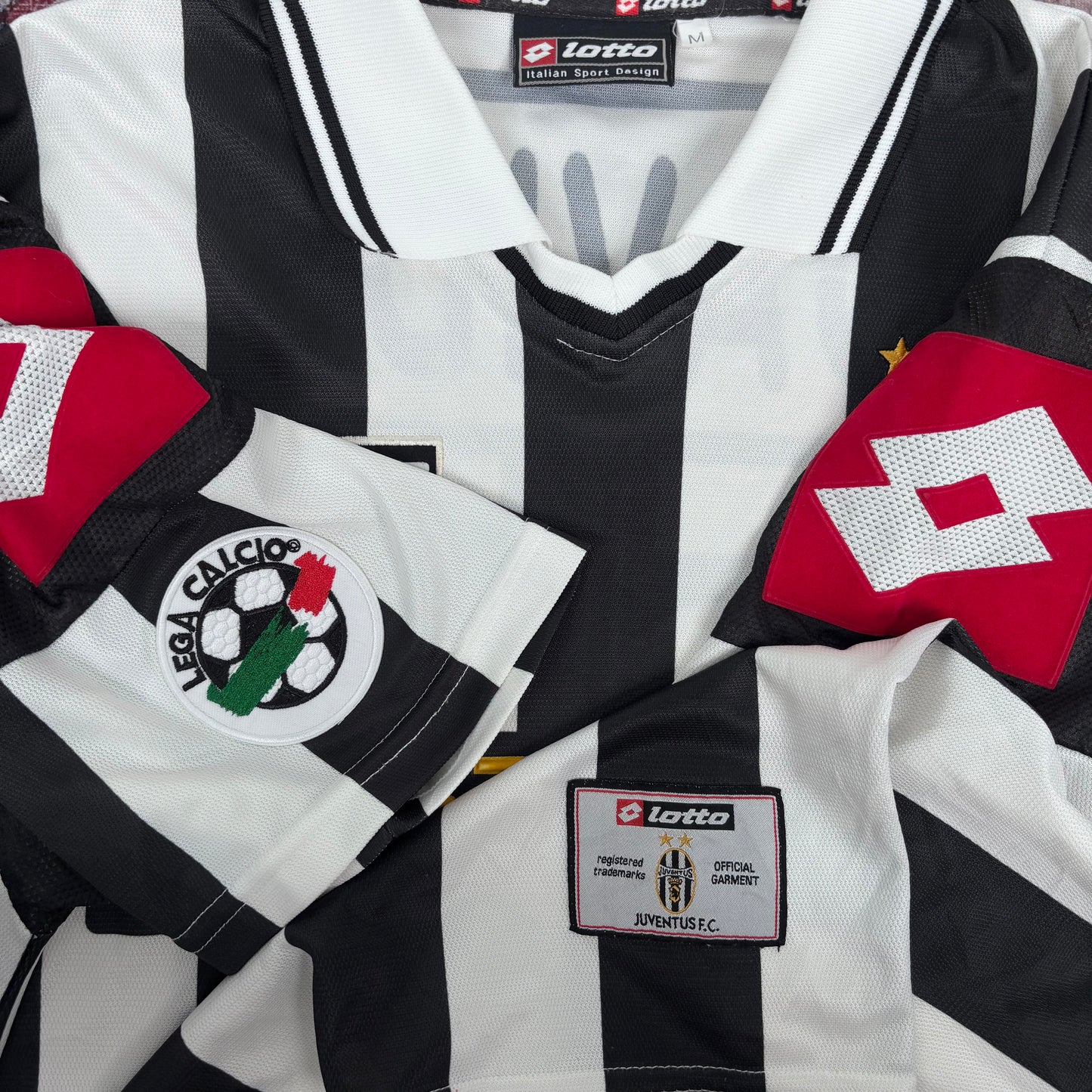 2000/01 Juventus Home Shirt - Player Issue - Davids - M