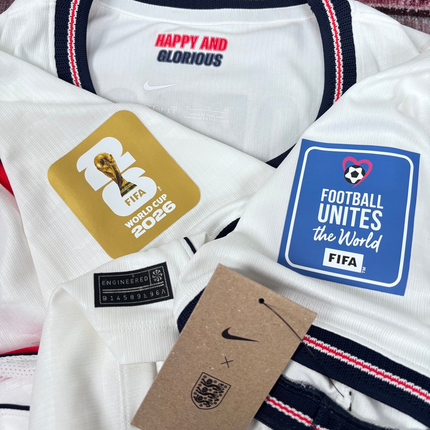 2026/27 England Home Shirt - Gordon - New with Tag - L