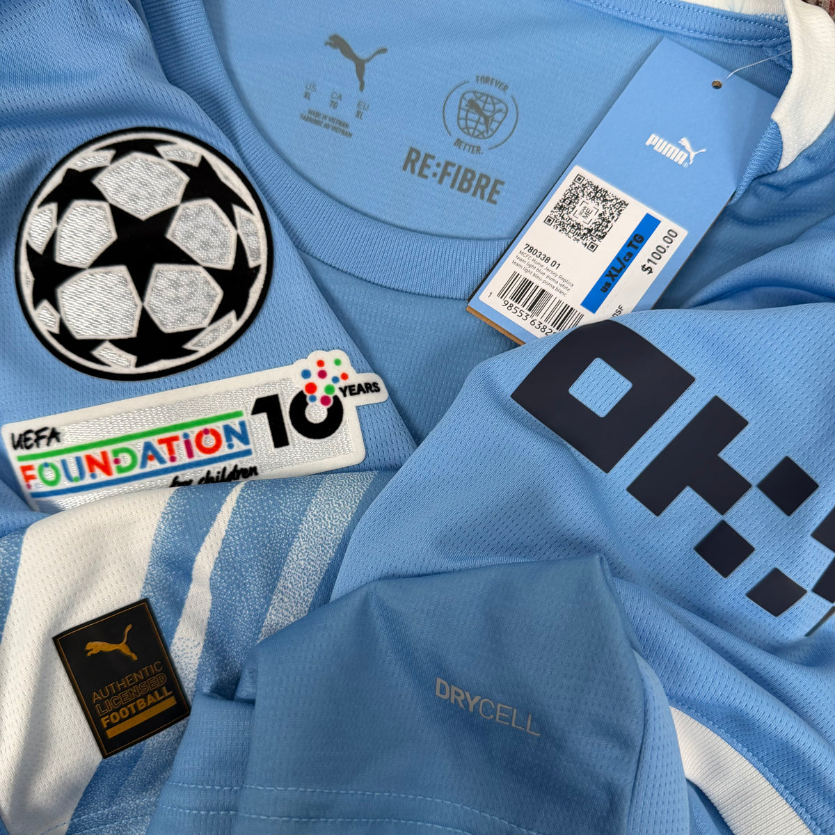 2025/26 Manchester City Home Shirt - Haaland - New with Tag - XL