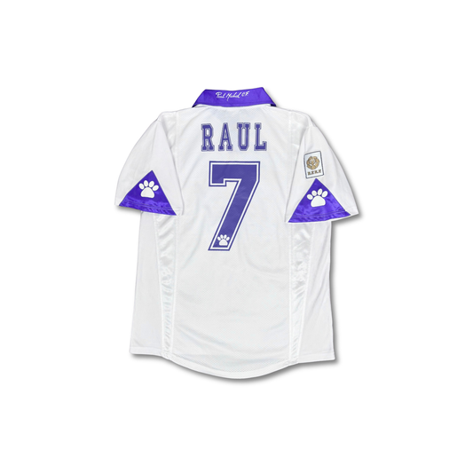 1997/98 Real Madrid Home Shirt - Raul - M