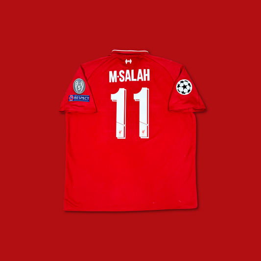 2018/19 Liverpool Home Shirt - Salah - XL