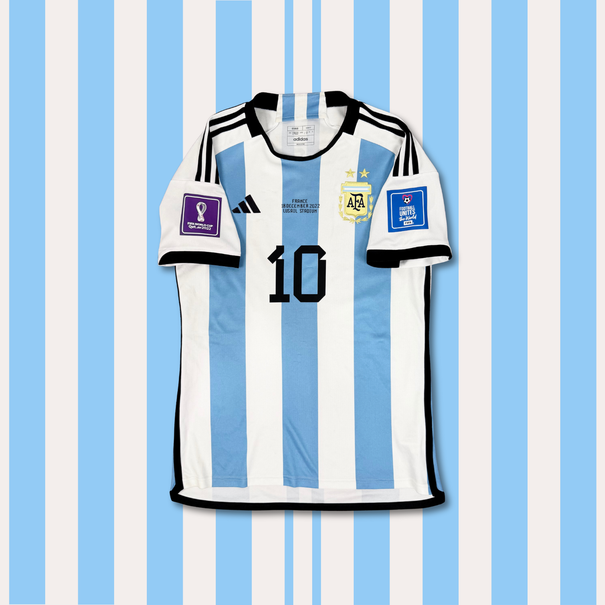 2022/23 Argentina Home Shirt - Messi - S