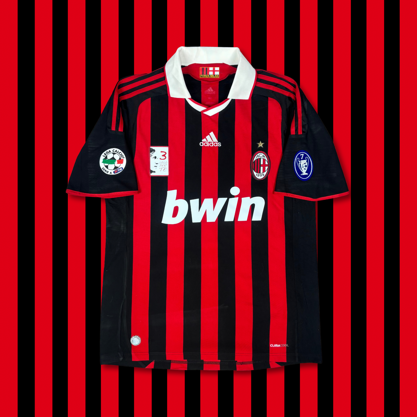 2009/10 AC Milan Home Shirt - Maldini - M