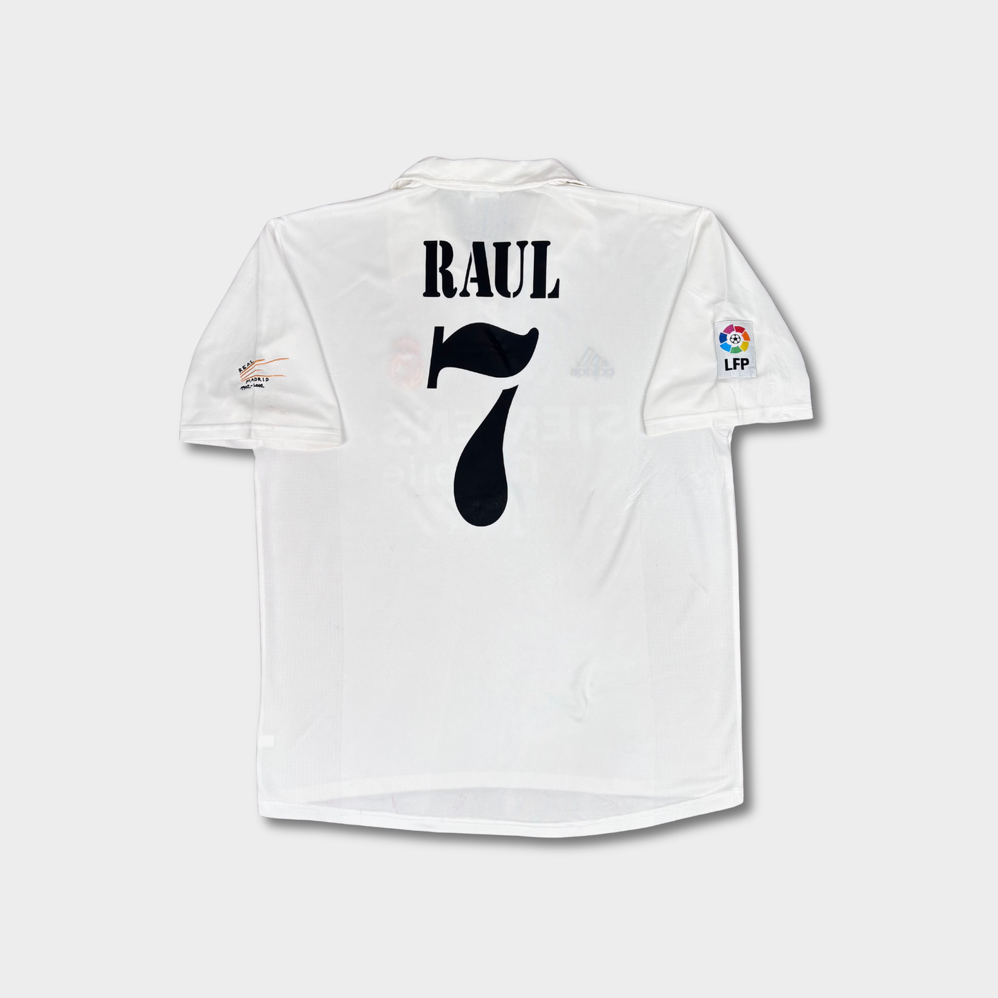 2002/03 Real Madrid Centenary Home Shirt - Raul - L