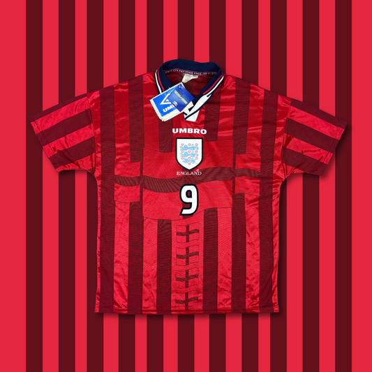 1998/99 England Away Shirt - Shearer - XL - New with Tag