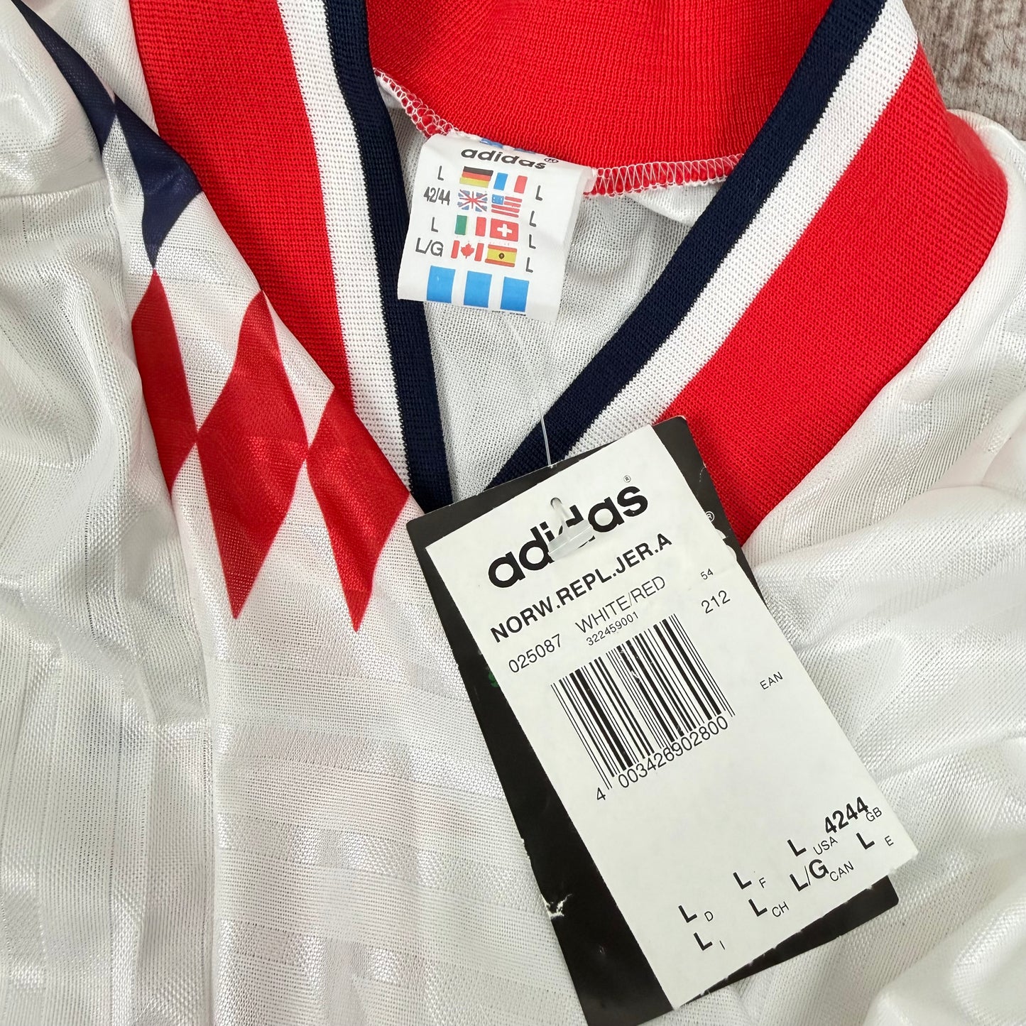 1994/95 Norway Away Shirt - New with Tag - L