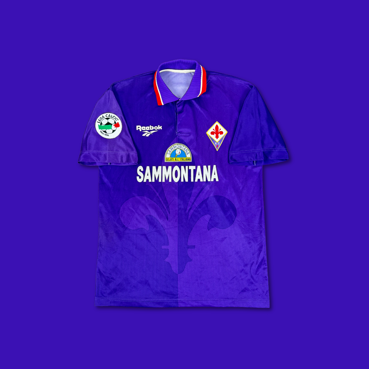 1996/97 Fiorentina Home Shirt - Batistuta - L
