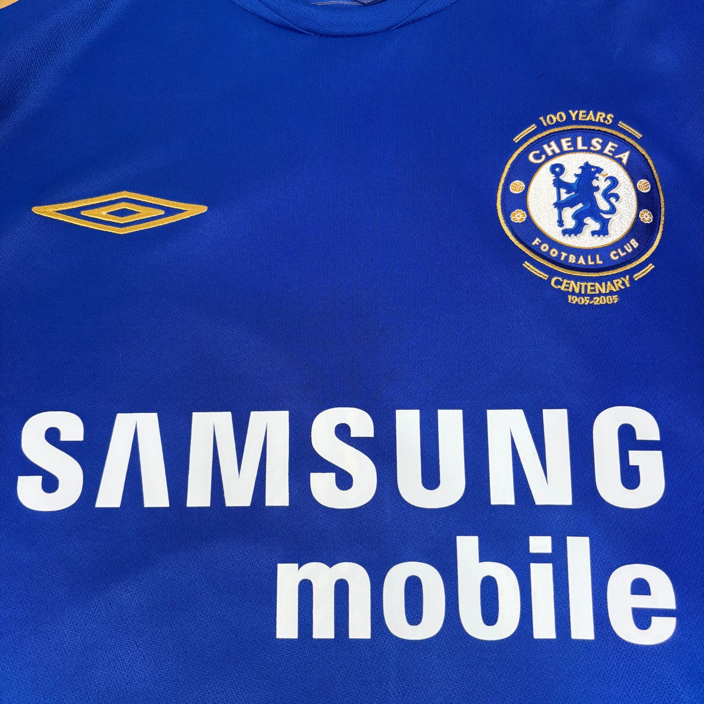 2005/06 Chelsea Centenary Home Shirt - Crespo - M