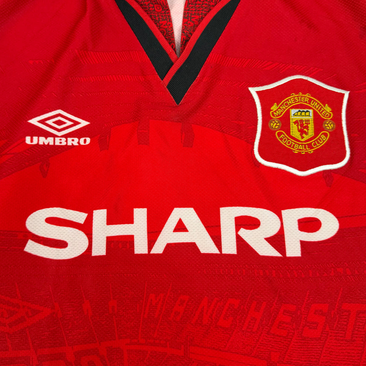 1994/95 Manchester United Home Shirt - Cantona - L