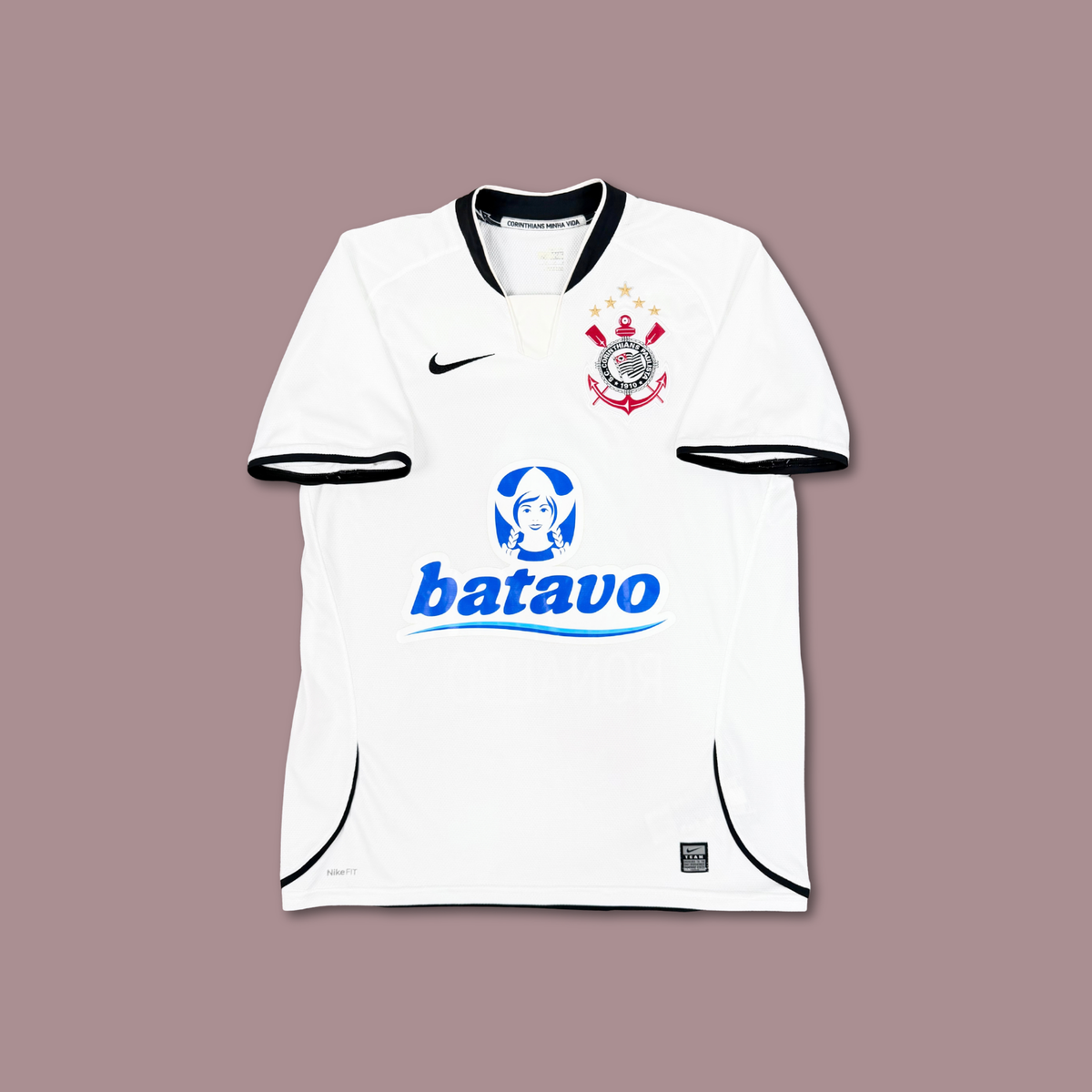 2009/10 Corinthians Home Shirt - Ronaldo Nazario - L