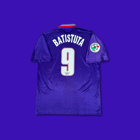 1996/97 Fiorentina Home Shirt - Batistuta - L