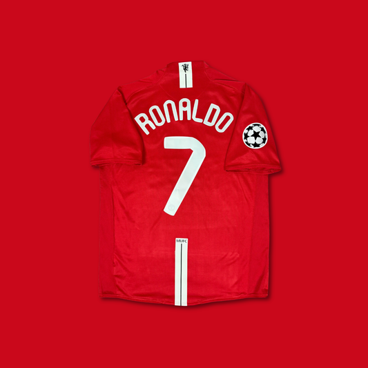 2007/08 Manchester United Home Shirt - Cristiano Ronaldo - M