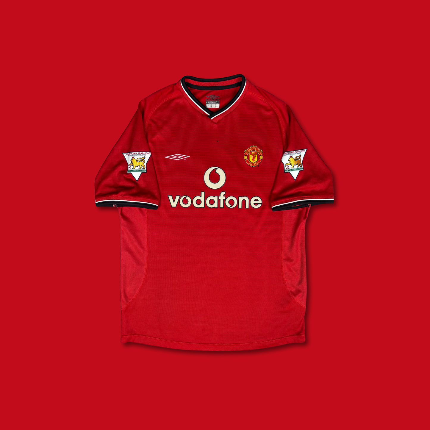 2000/01 Manchester United Home Shirt - Stam - L