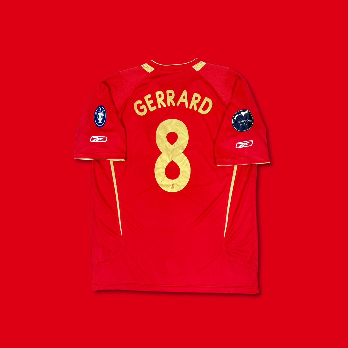 2005/06 Liverpool Home Cup Shirt - Gerrard - L