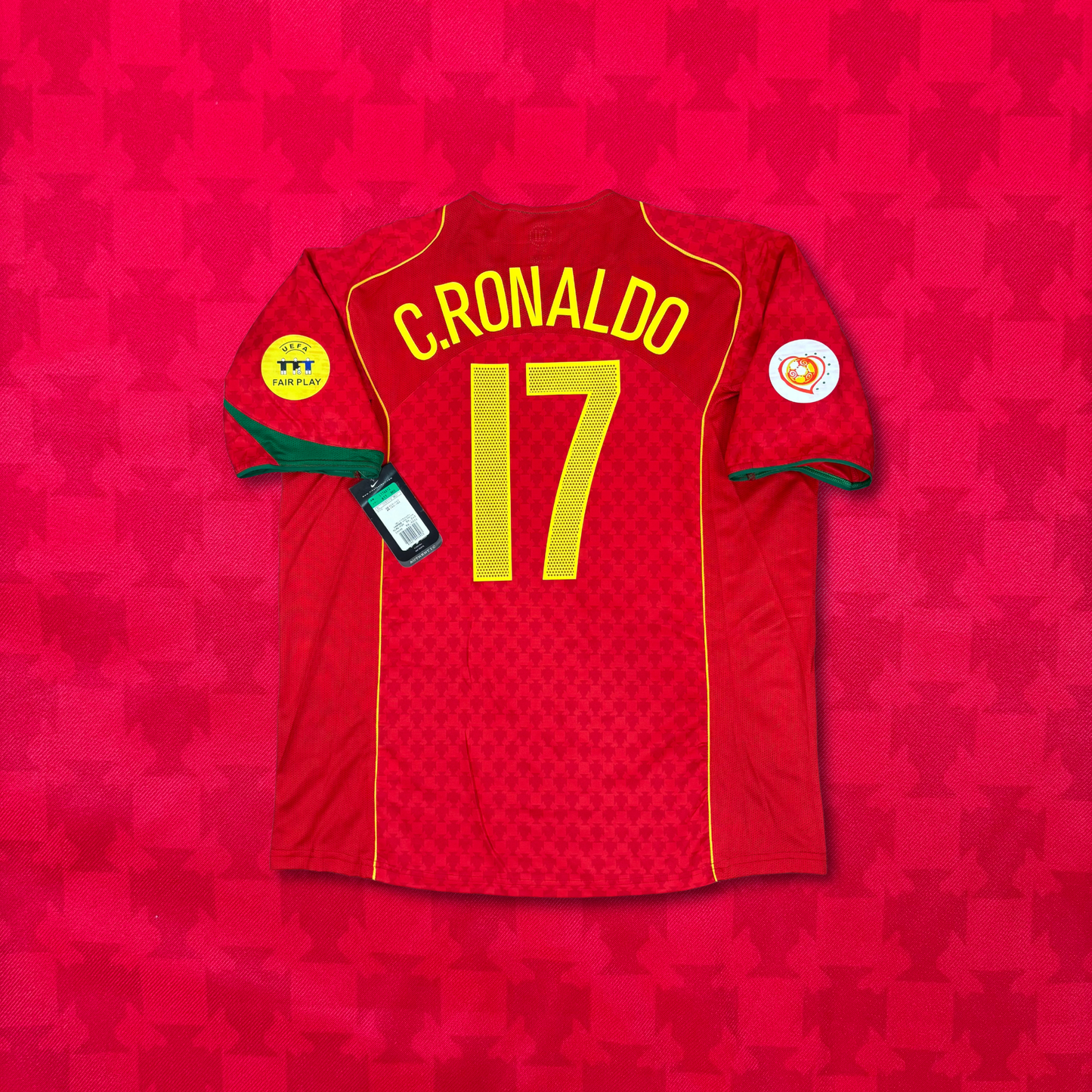 2004/05 Portugal Home Shirt - Cristiano Ronaldo - New with Tag - XL