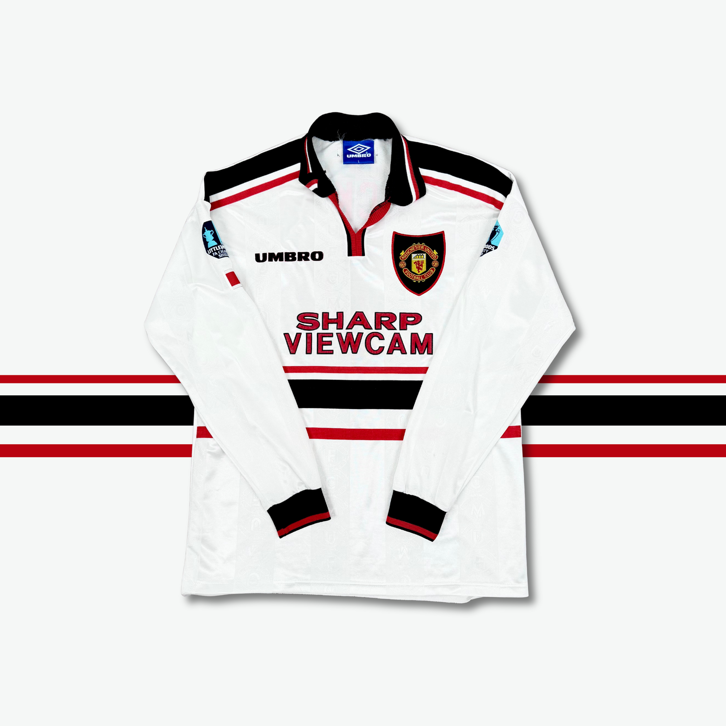 1997/98 Manchester United Away Shirt - Beckam - L