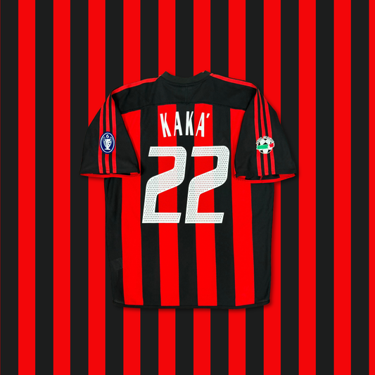 2003/04 AC Milan Home Shirt - Kaka - M