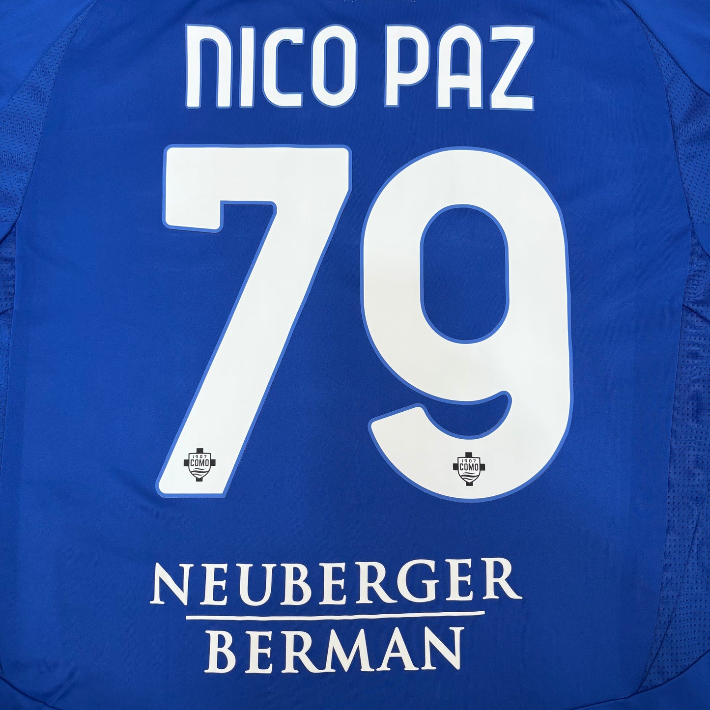 2024/25 FC Como Home Shirt - Nico Paz - XL - New with Tag