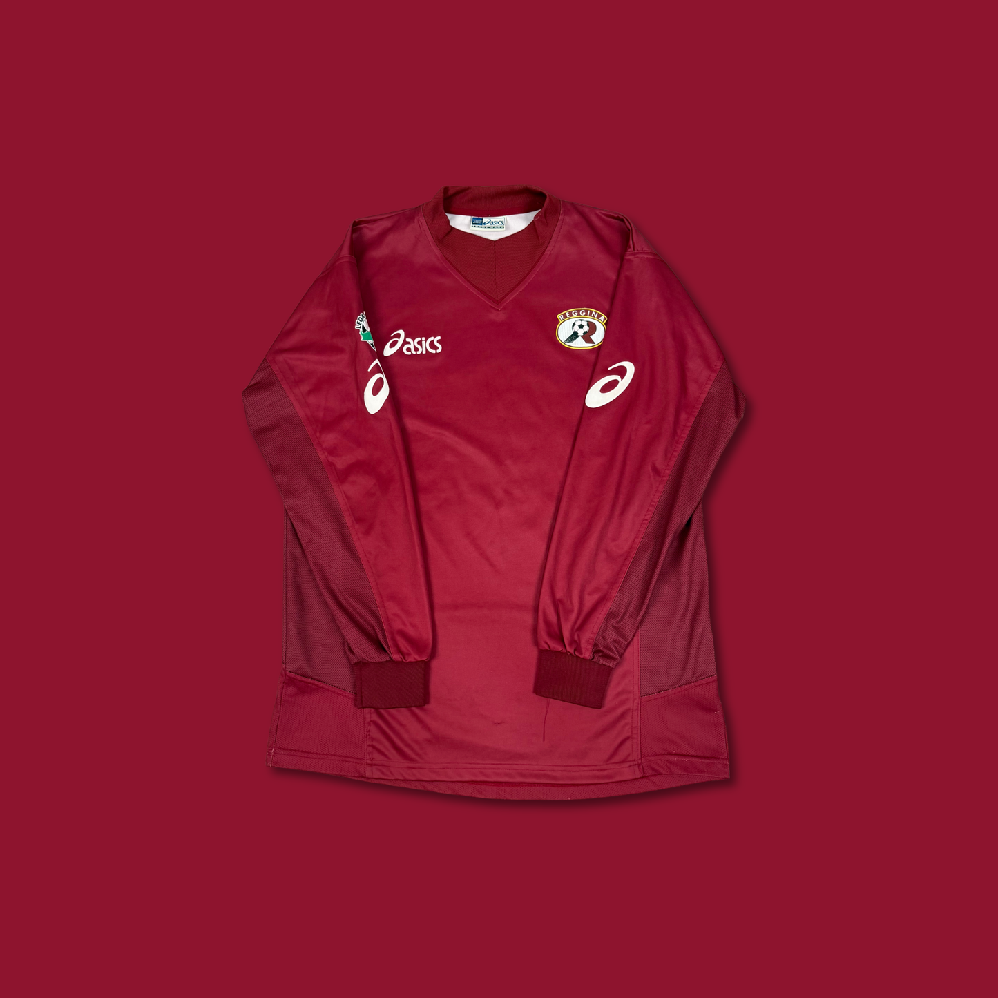 2002/03 Reggina Calcio Home Longsleeve Shirt - Player Issue - Nakamura - XL