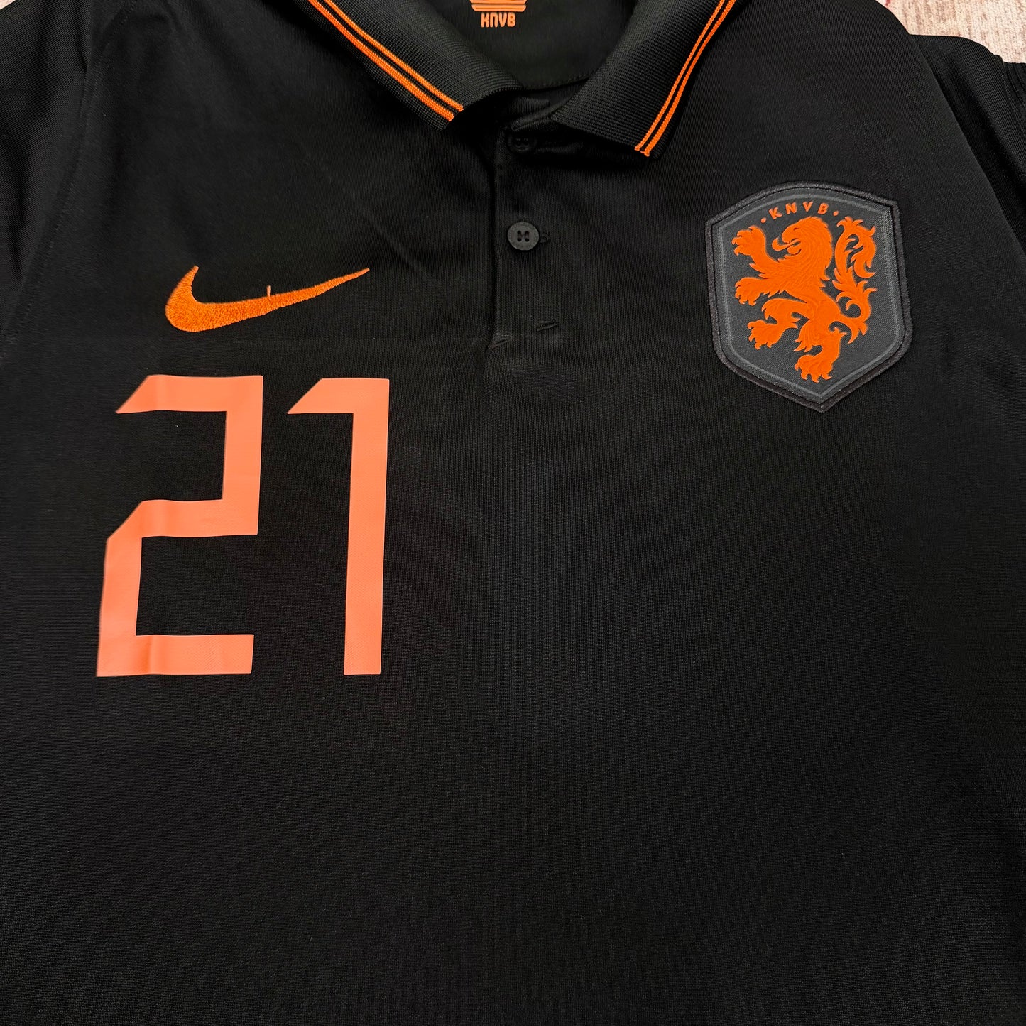 2020/21 Netherland Away Shirt - Frankie De Jong - M