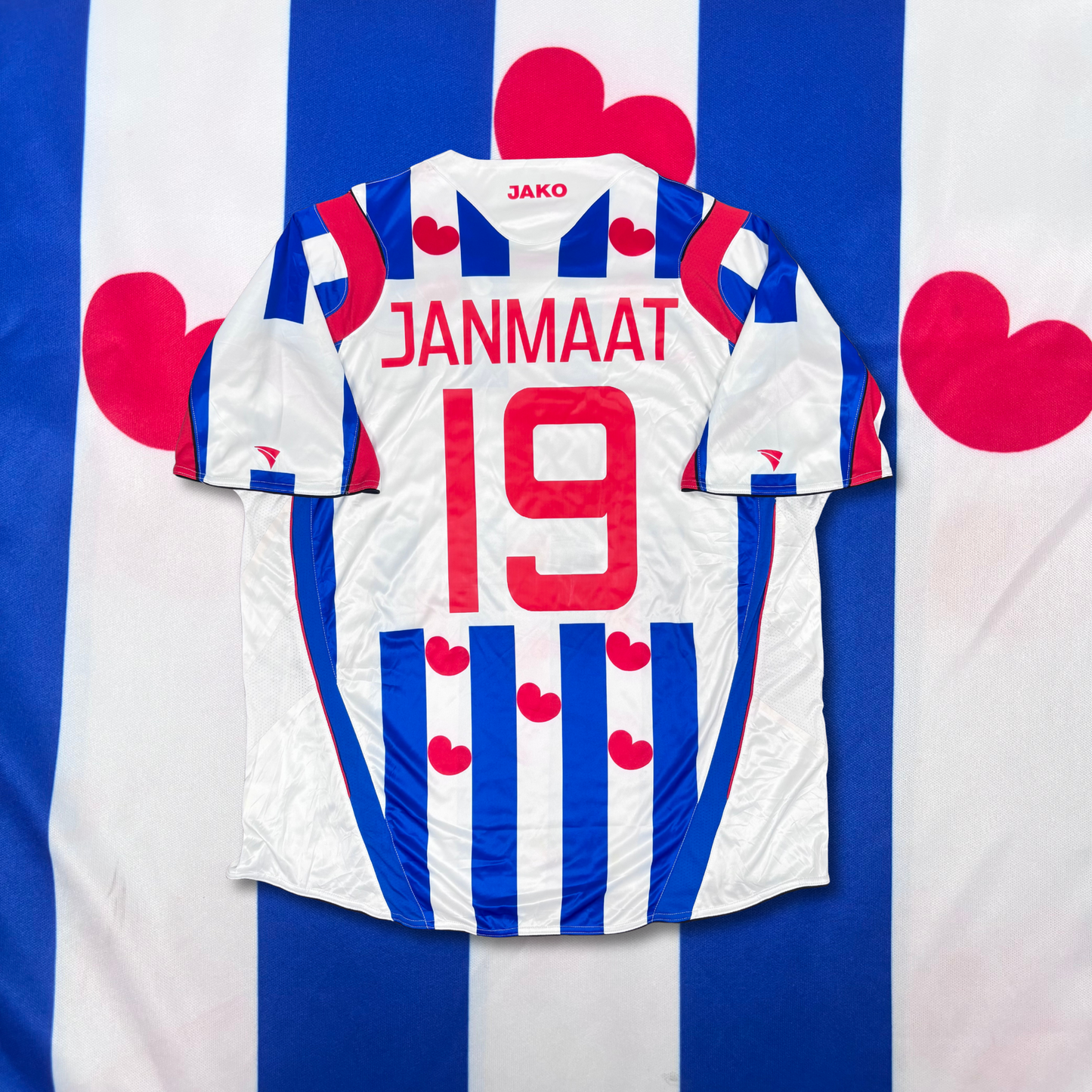 2008/09 Heerenveen Home Shirt - Janmaat - XXL