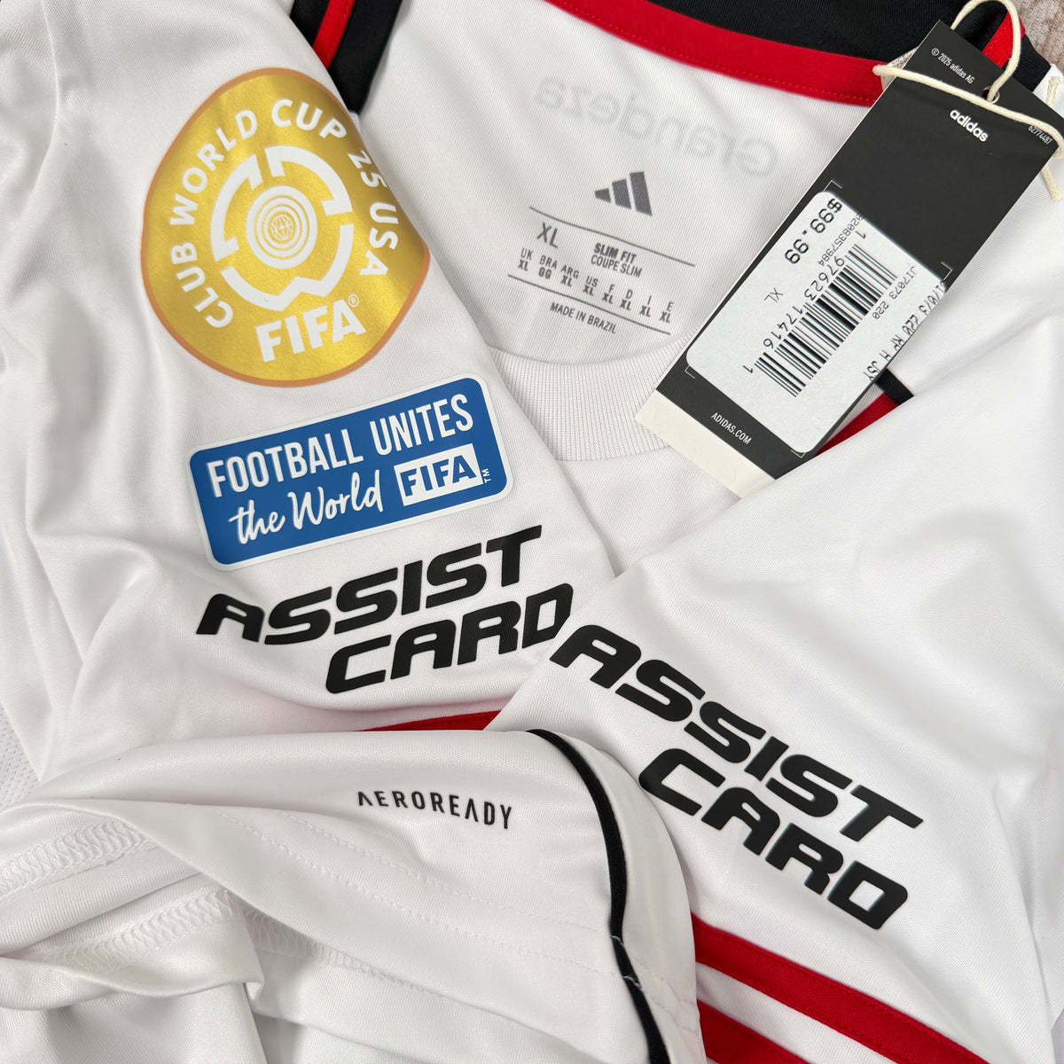 2026/27 River Plate Home Shirt - Mastantuono - New with Tags - XL