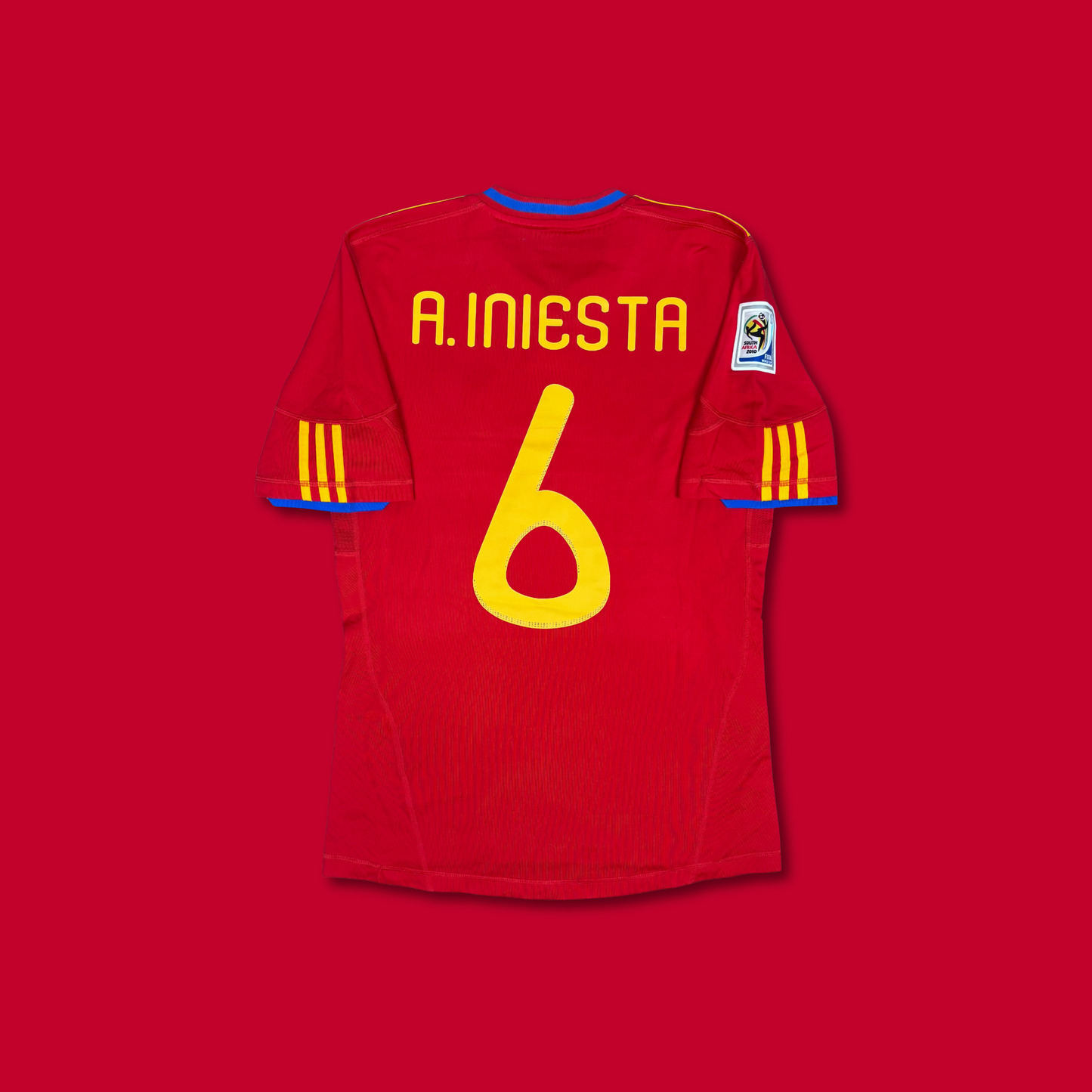 2010/11 Spain Home Shirt - Iniesta - S
