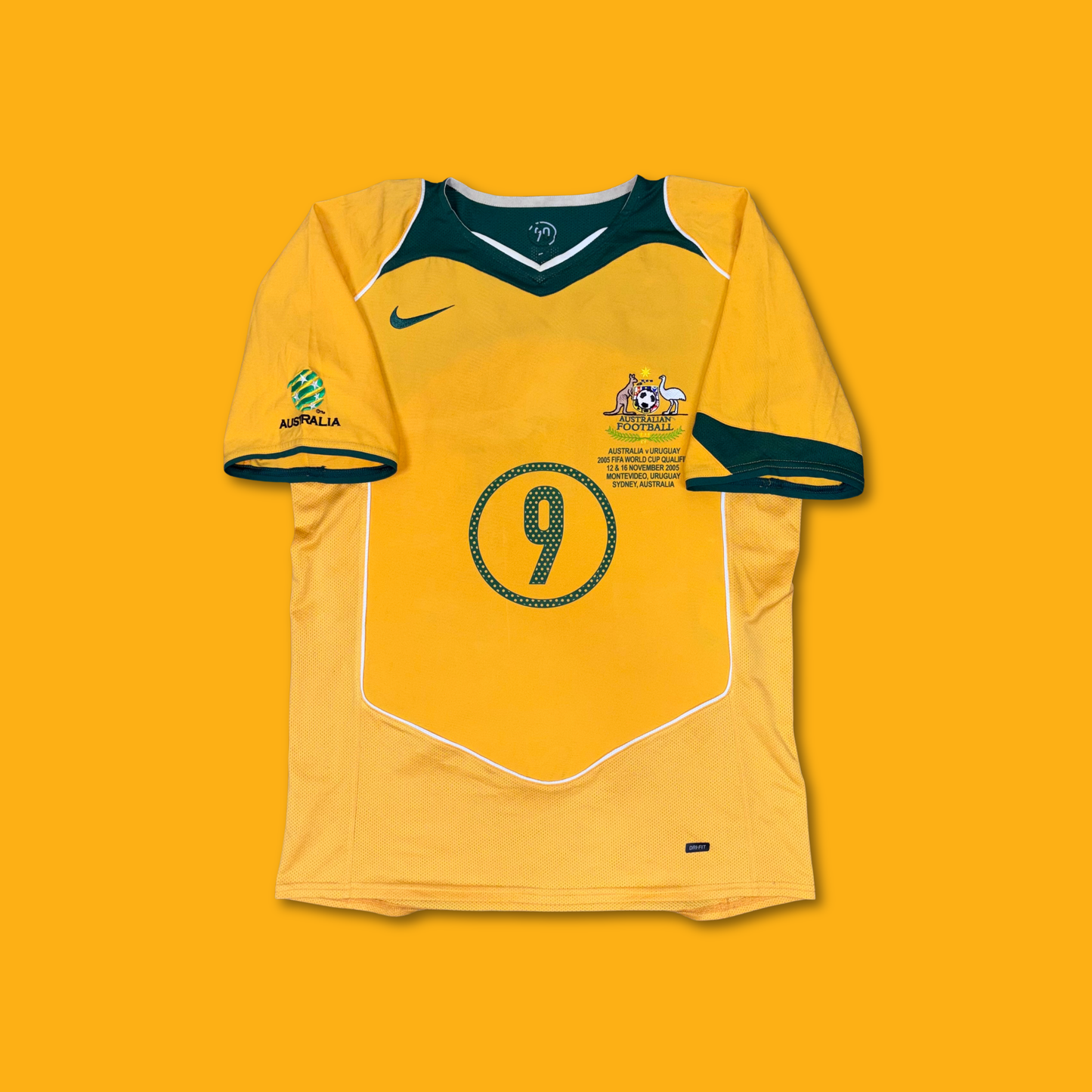 2005/06 Australia Home Shirt - Viduka - S