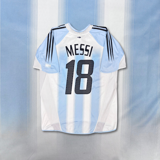 2004/05 Argentina Home Shirt - Messi - XL