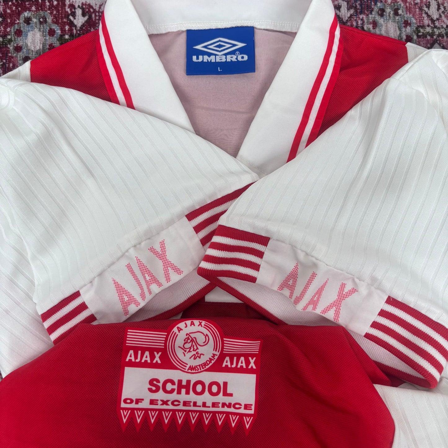 1997/1998 Ajax Amsterdam Home Shirt - Laudrup - L