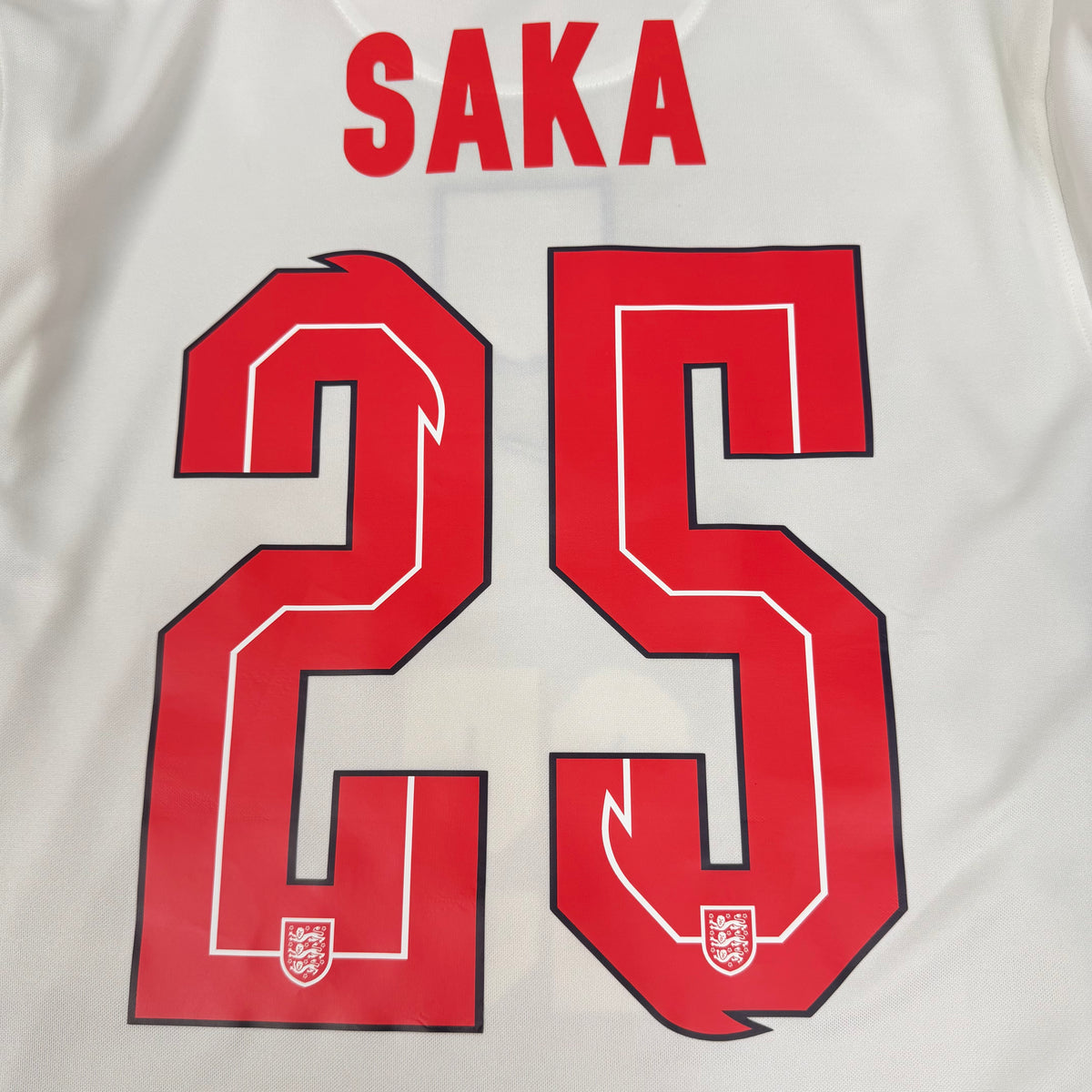 2020/21 England Home Shirt - Saka - S