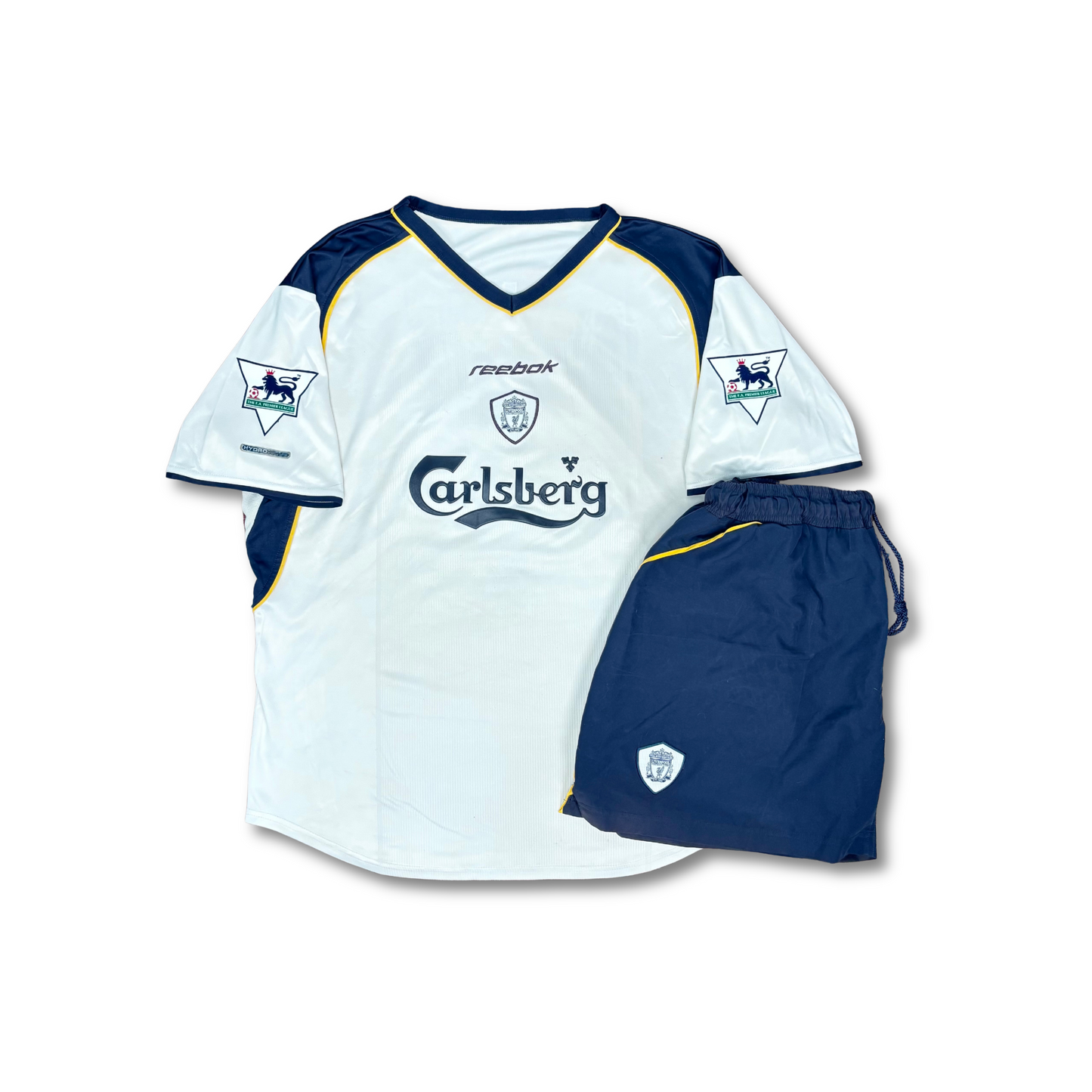 2001/02 Liverpool Away Shirt with Short - Riise - L