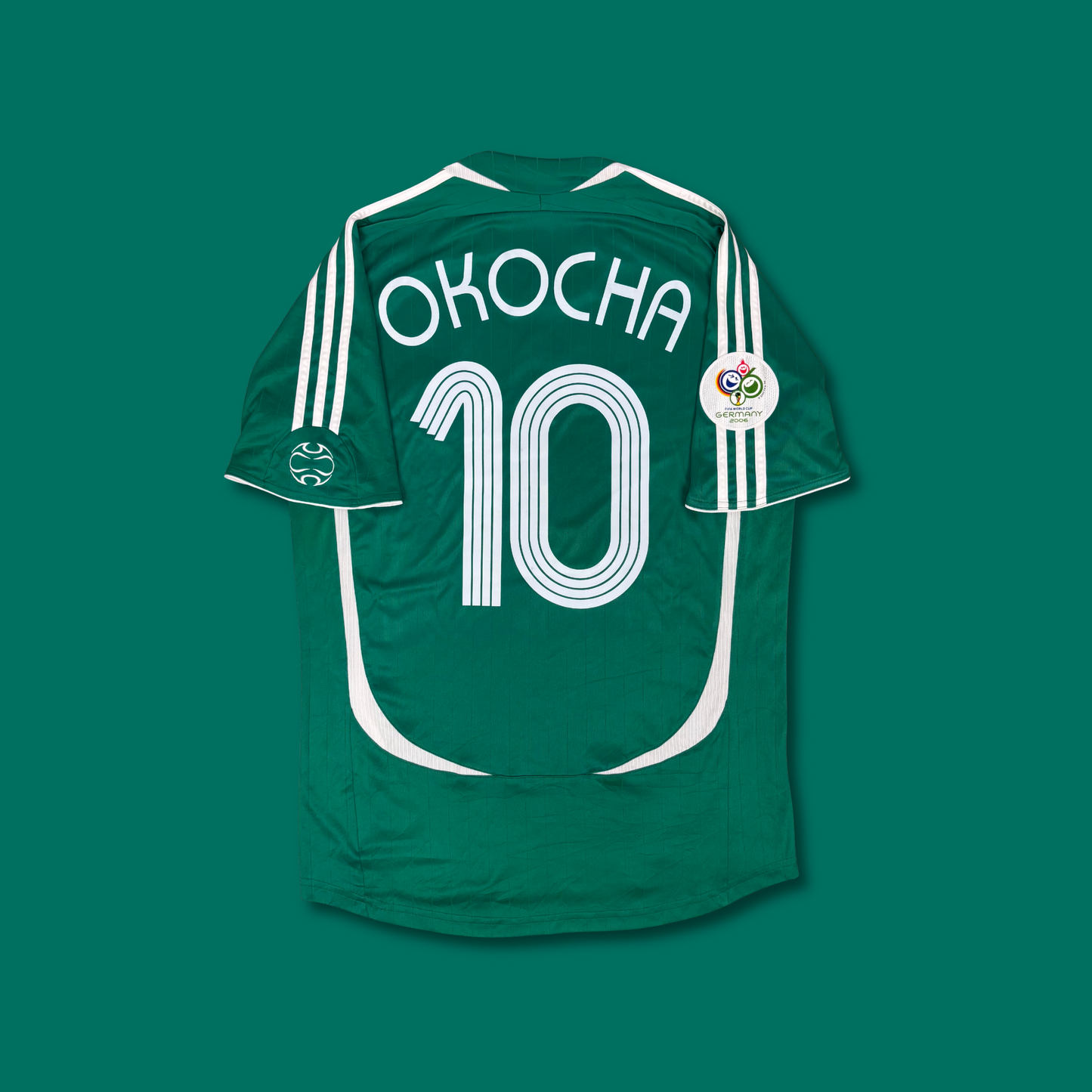 2006/07 Nigeria Home Shirt - Okocha - M